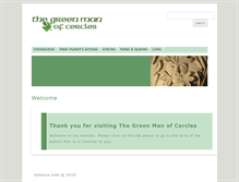 Tablet Screenshot of green-man-of-cercles.org